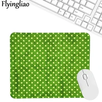 vintage green wave point creative office keyboard pad kawaii laptop mouse mat anti slip desk mats custom desk pad