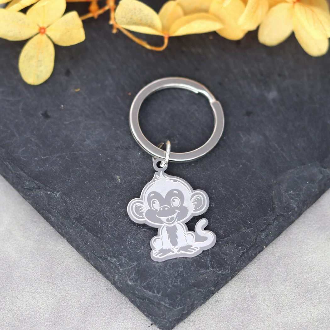 Милая улыбка детская обезьяна подвески брелоки с животными сделай сам детские