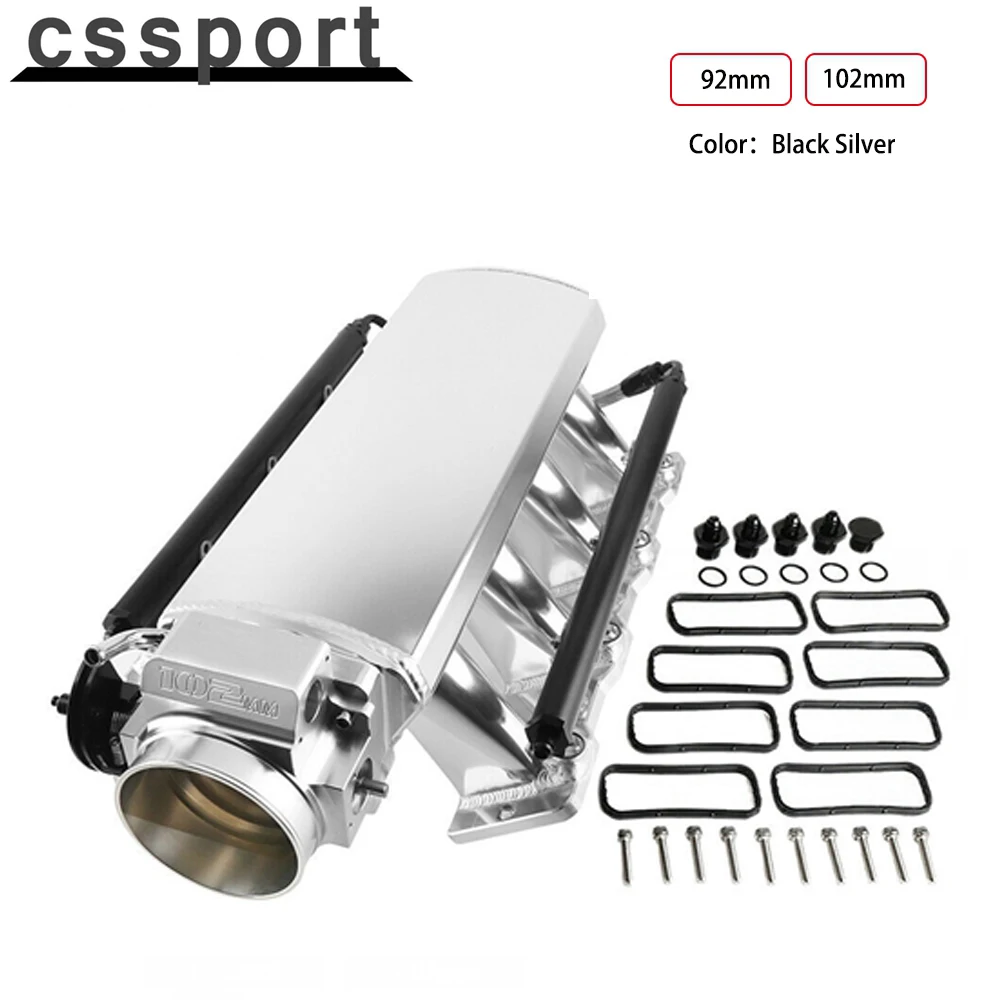 

Направляющая впускного коллектора 92 мм/102 мм для LS LS1 LS2 LS6 Chevrolet GMC Pontiac, корпус дроссельной заслонки Впускного коллектора с восемью отверстия...