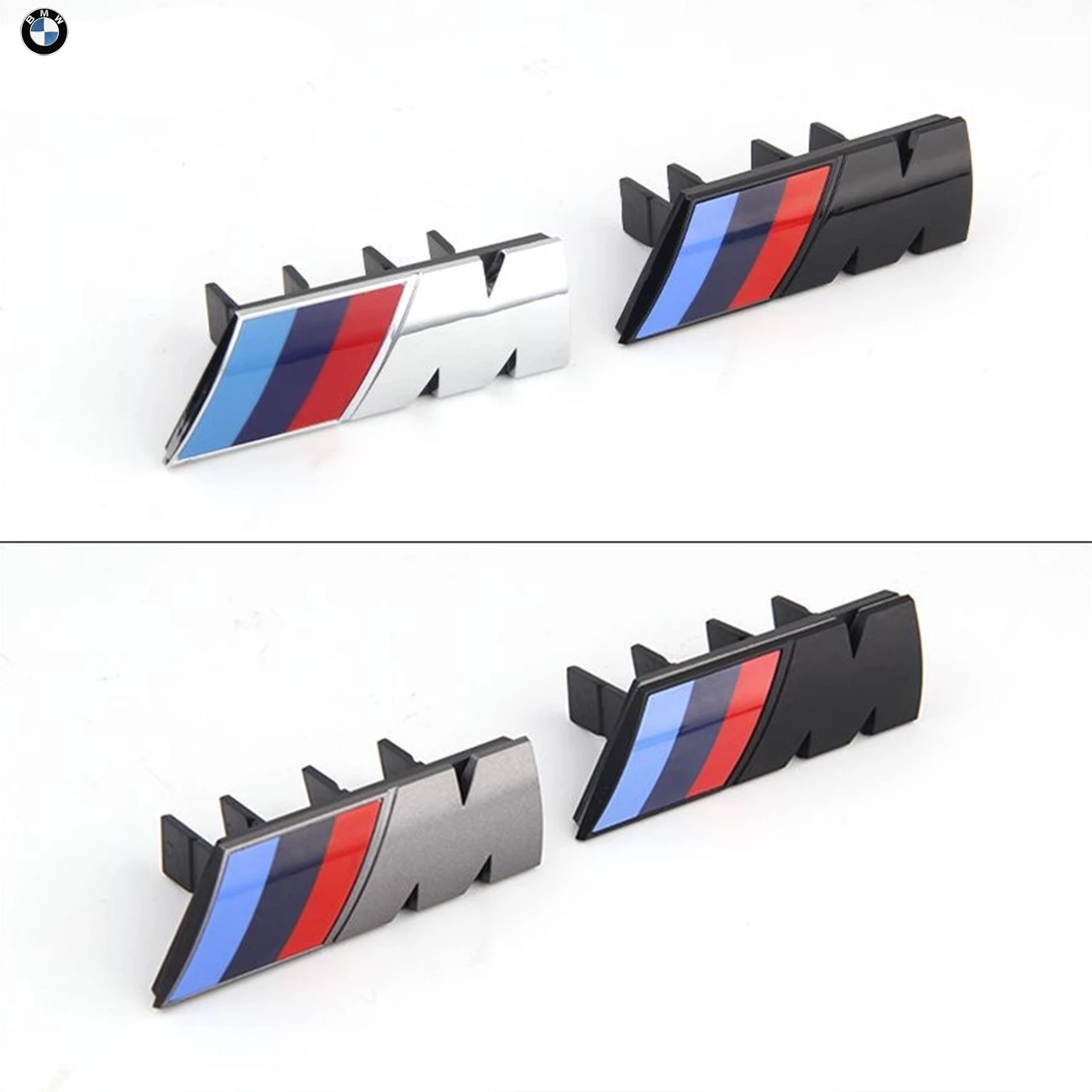 Фото Эмблема M на переднюю решетку автомобиля, наклейка для BMW M1 M2 M3 M5 M6 X2 X3 X4 X5M X6M X7M G82 G83 F48 G60 G68 G70 E83 G11 F39 E60 E46 №2