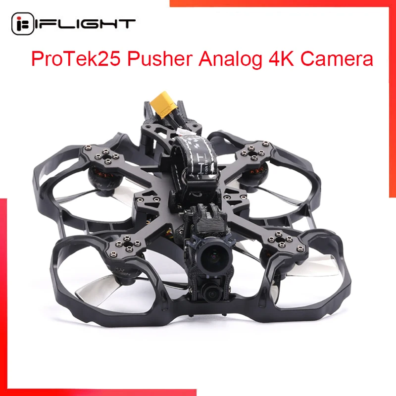 

iFlight ProTek25 Pusher Analog FPV BNF with RunCam 4K Camera for FPV