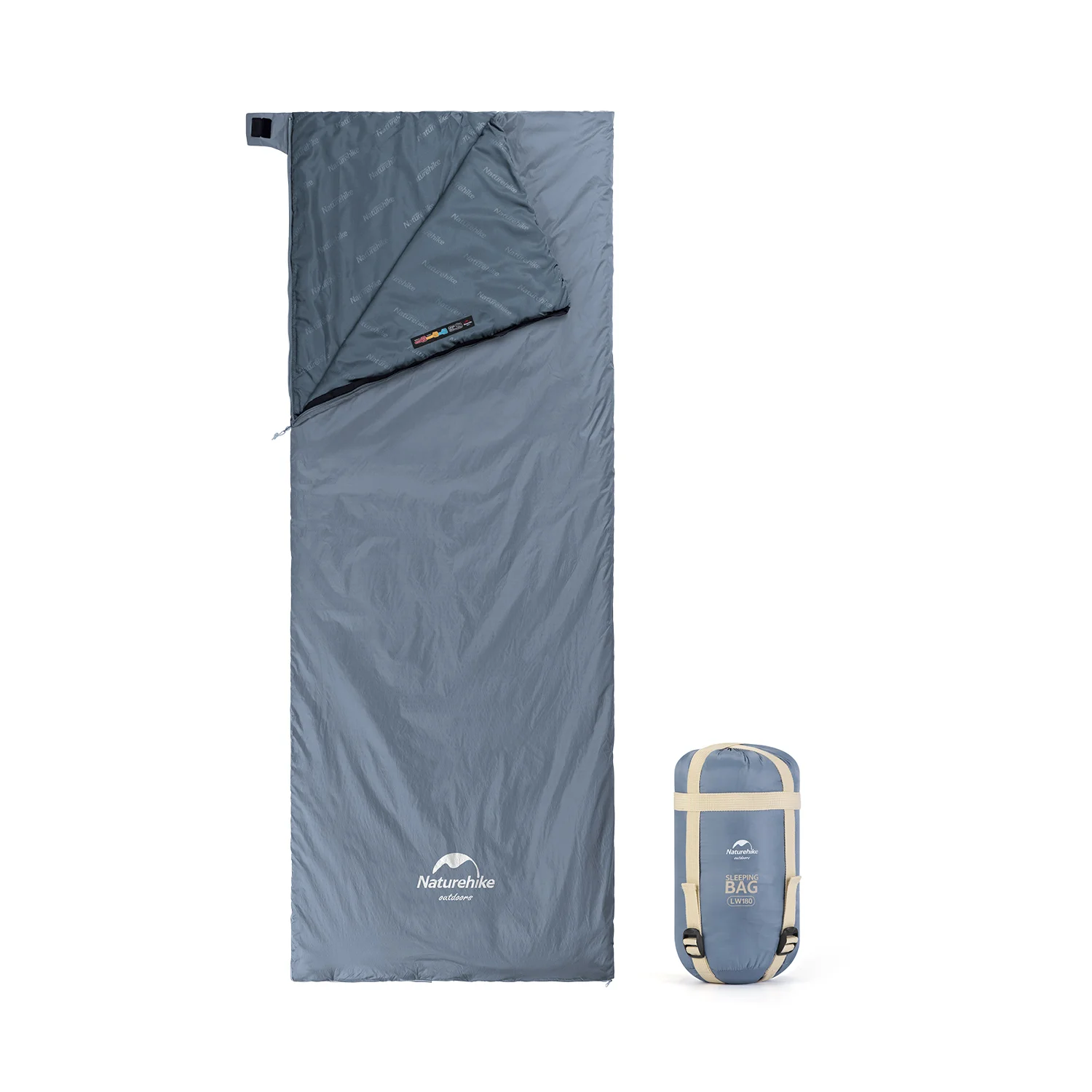 

Спальный мини-мешок Naturehike LW180, ультралегкий портативный хлопковый спальный мешок-конверт для весны и осени, для скалолазания и кемпинга