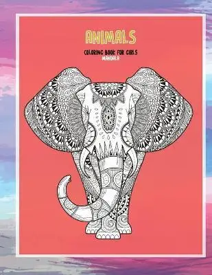 

Книжка-раскраска Мандала для девочек-животные