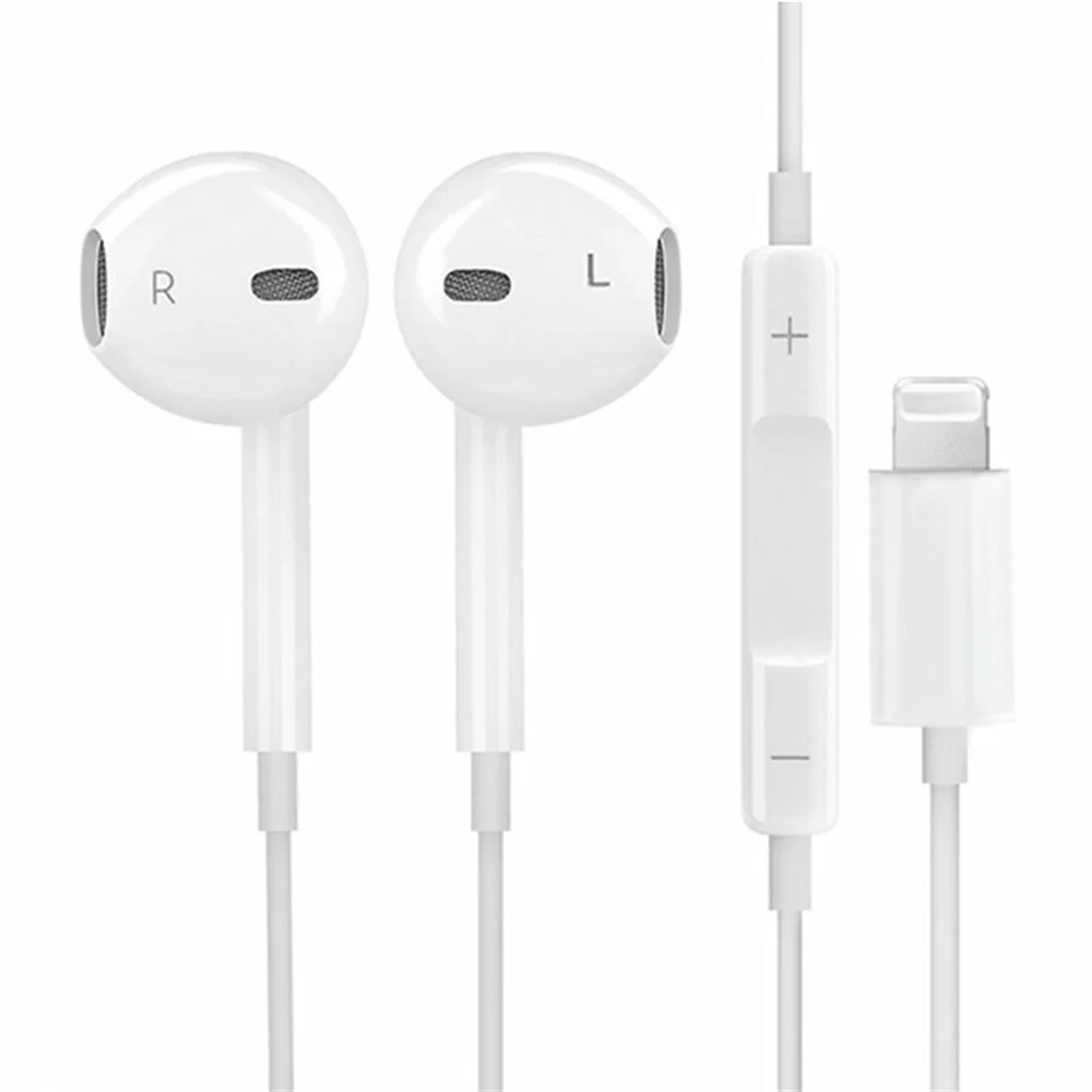

Add to List Wired Earphone Microphone Stereo Headphone For Apple iPhone 13 11 12 SE 8 7 Plus X XS Max XR Ipod Bluetooth Headset