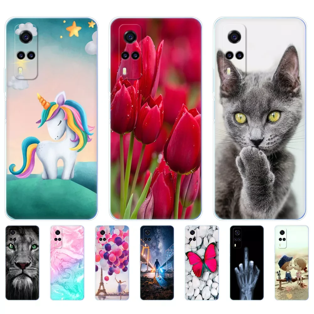 

For vivo Y31 Case Back Cover Phone Case For Y31 Y 31 VivoY31 2021 Soft Case 6.58inch Coque TPU