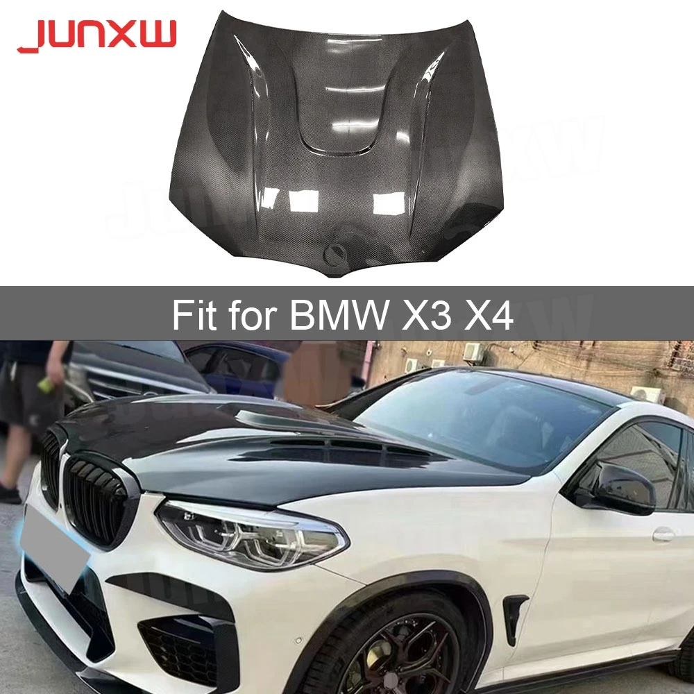 Для BMW X3 G01 X4 G02 F97 X3M F98 X4M 2019+ передние капоты двигателя FRP капот Стайлинг автомобиля