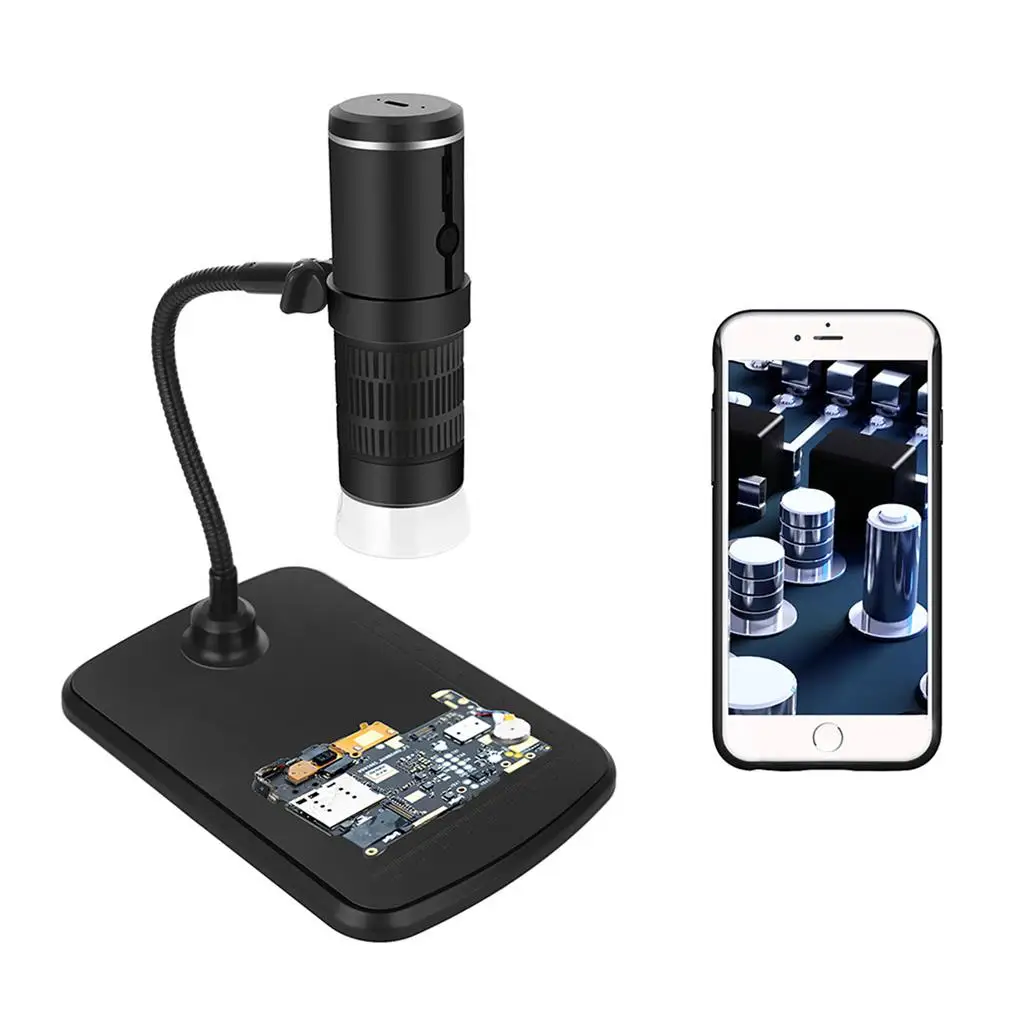 

Digital Wireless Microscope Rechargeable LED Illuminating High-definition Lens USB Camera PC Smartphone Viewing