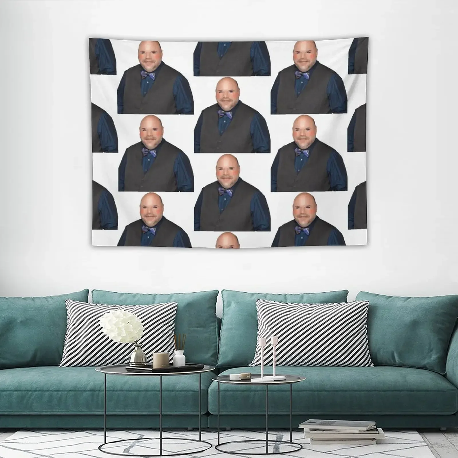 Декоративный настенный гобелен с рисунком аниме бертама