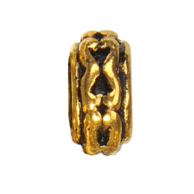 150 шт. европейские бусины с большим отверстием браслеты позолоченная пластина