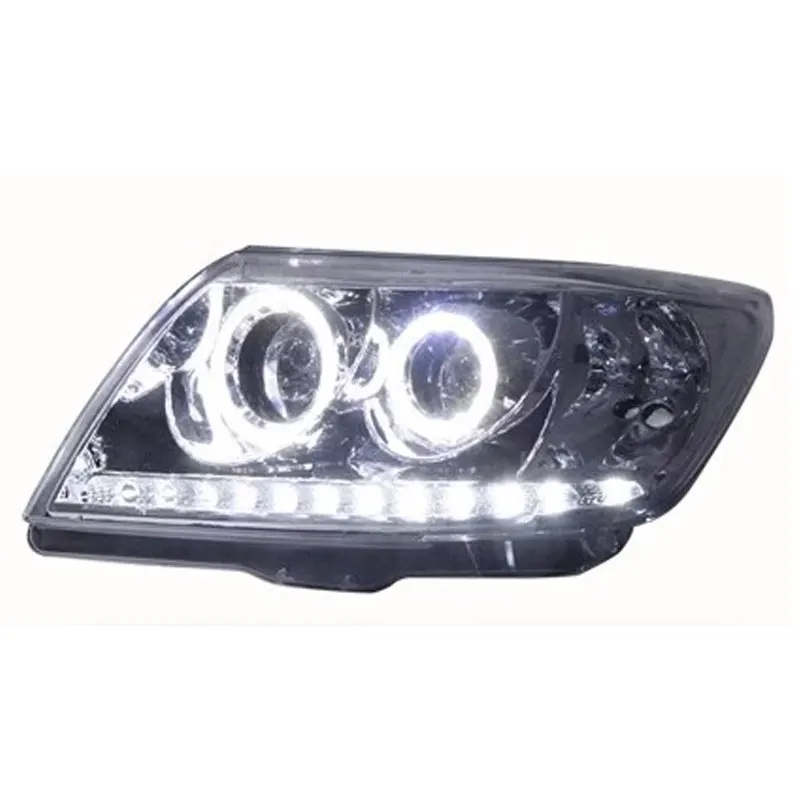 Фото Автомобильные фары для Toyota Hilux 2008-2011 гг., Hilux Revo Vigo, с ДХО, биксеноновые, с функцией ближнего/дальнего света, парковочные огни №4