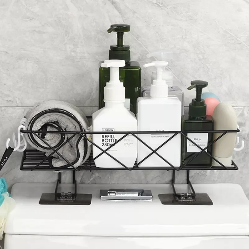 

Toilet Racks Household Free Punch Shower Gel Storage Wall-mounted Multi-function Storage Toilet Rack