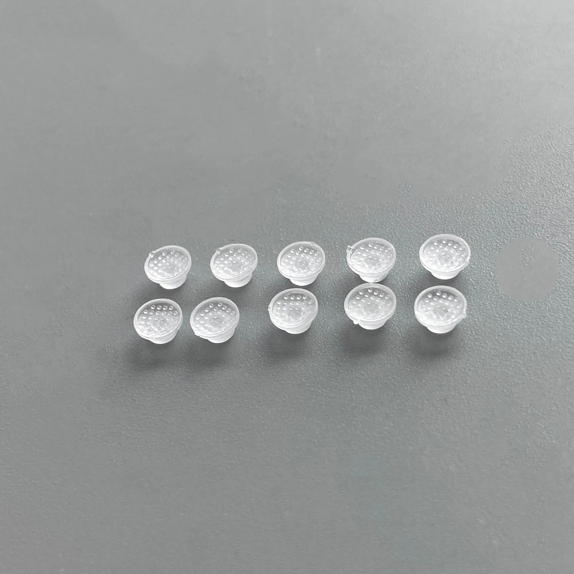 Флюоресцентная Лингвальная кнопка разборная круглая Базовая сетка