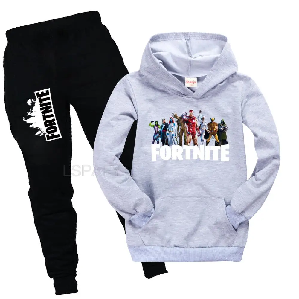 2 шт./комплект детский спортивный свитшот с капюшоном и штаны | Багаж сумки