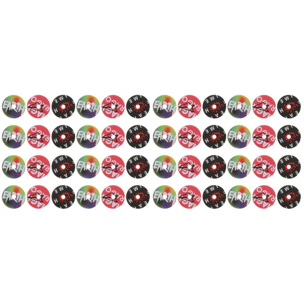 

48 Pcs Pendants For Necklaces Record Air Fresheners Aromatherapy Pads