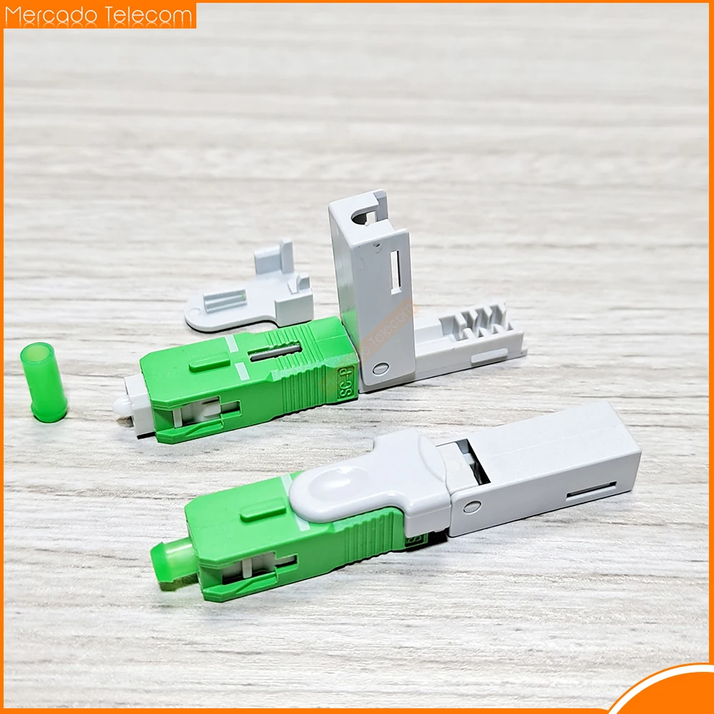 ESC250D SC Connector FTTH SC APC Optical Fiber Quick Connector SC UPC FTTH Fiber Optic Fast Connector Embedded Type