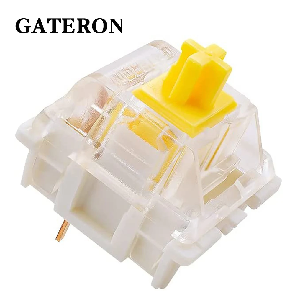 

5pin GATERON SMD Keyboard Switch RGB Clicky Linear Tactile Switches for Mechanical Keyboard 10/30/68/70/90/110Pcs