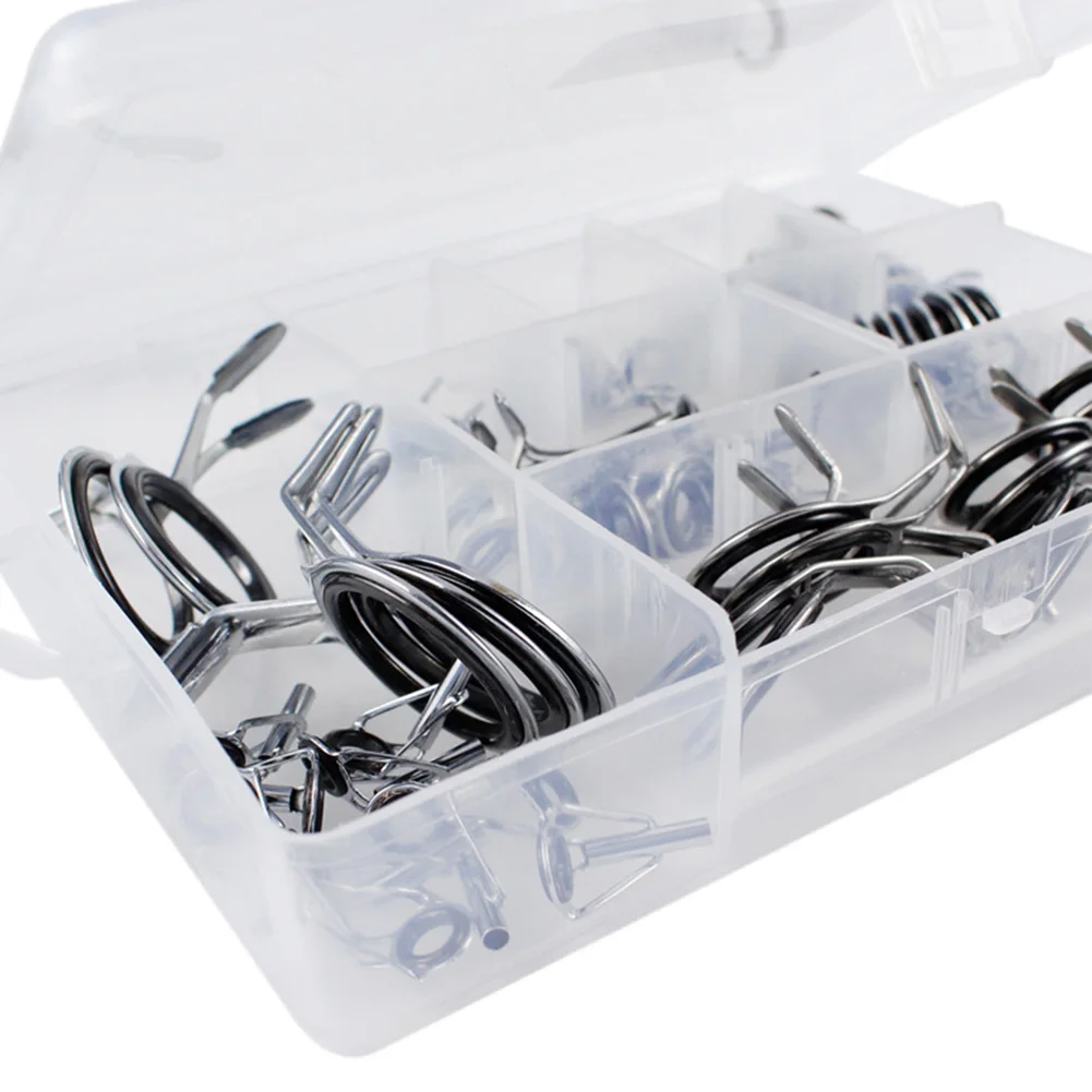 

Ice Fishing Rods Fishing Rod Guide Ring Office Outdoor Accessories Fine Workmanship Replacement Stainless Steel