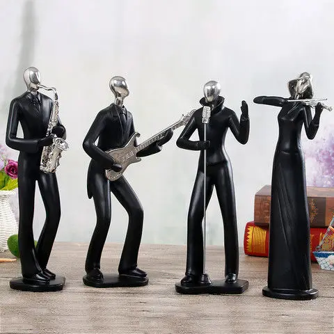 

Nordic Modern Minimalist Creative Home Craft Decorations Sports Music Figures Desktop Decorations
