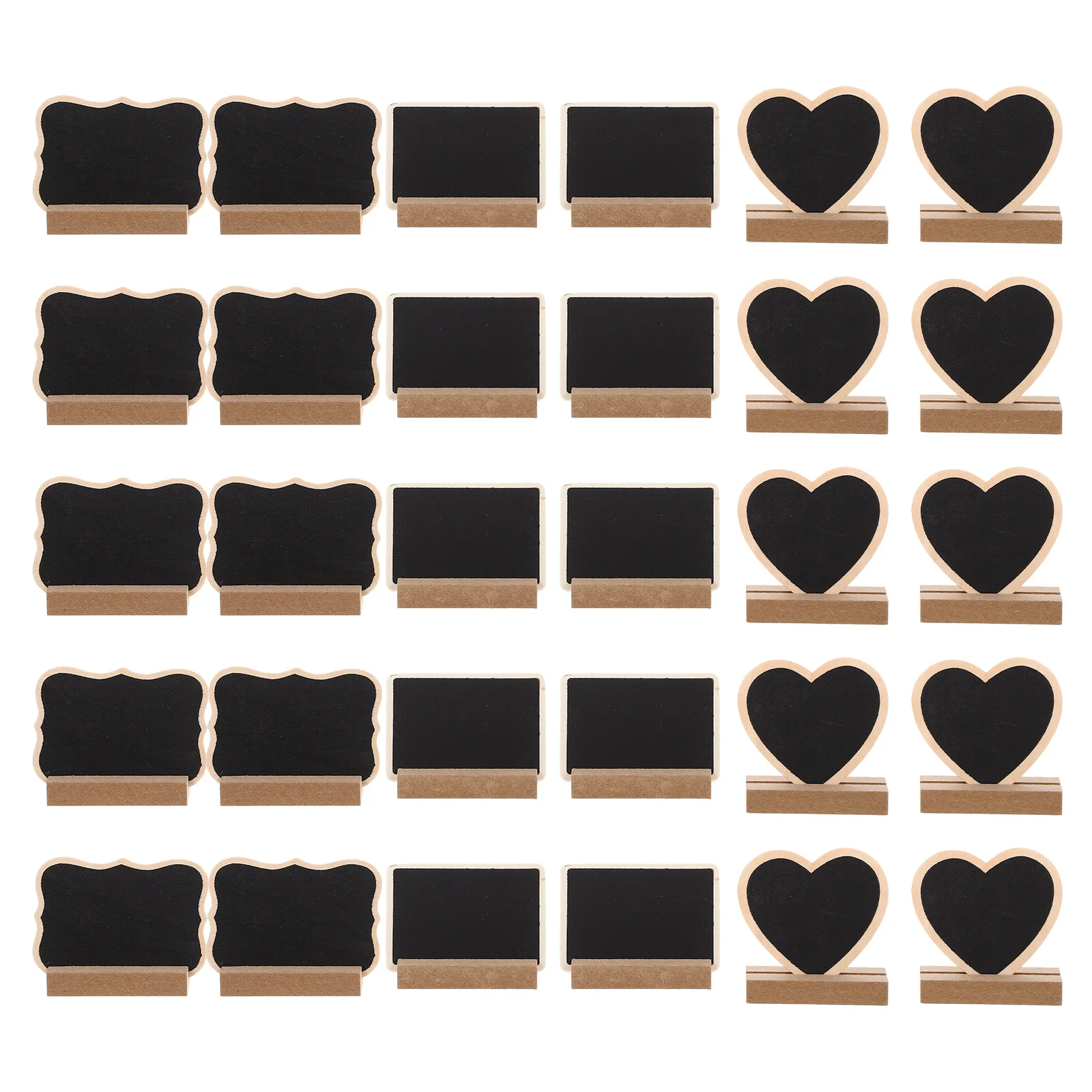 

30 Sets of Small Note Writing Boards Message Blackboards Desktop Bulletin Boards
