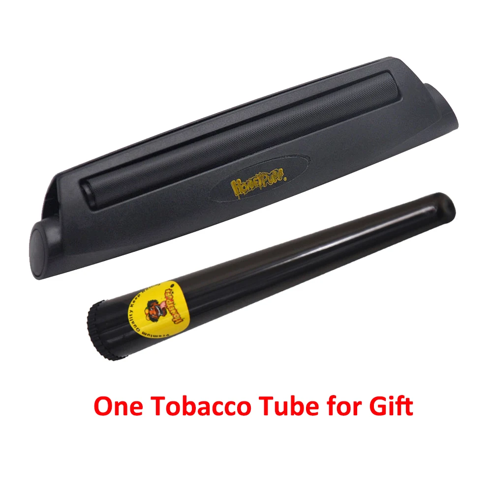 

HONEYPUFF Plastic Rolling Machine Cigarette Tobacco Roller For 110MM Paper Cigarette Roll Cone Pipe