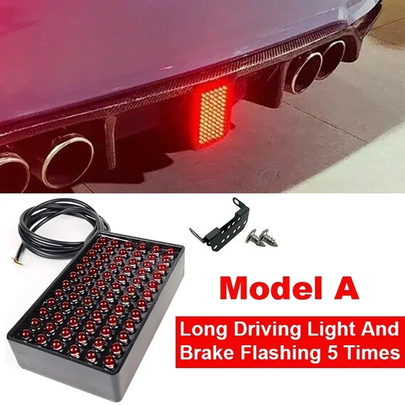 

Автомобильные аксессуары 72-светодиодный стоп-сигнал F1 Pilot Light Светодиодные стоп-сигналы Задний бампер Pilot Lamp Для BMW Для Benz Для VW Универсальные автомобили