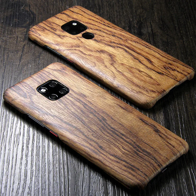 

For Huawei Mate 20 X /Mate 20 Pro/Mate 20 Lite/Mate 30 mate 40 walnut Enony Bamboo Wood Rosewood MAHOGANY Wooden Back Case Cover