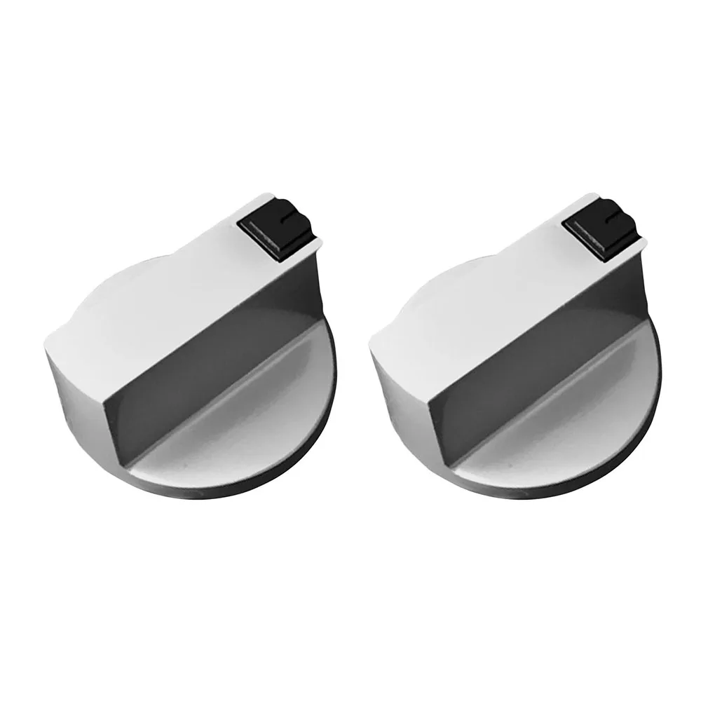 

2 PCS Metal 6/8mm Universal Silver Gas Stove Control Knobs Adaptors Oven Switch Cooking Surface Control Locks Useful