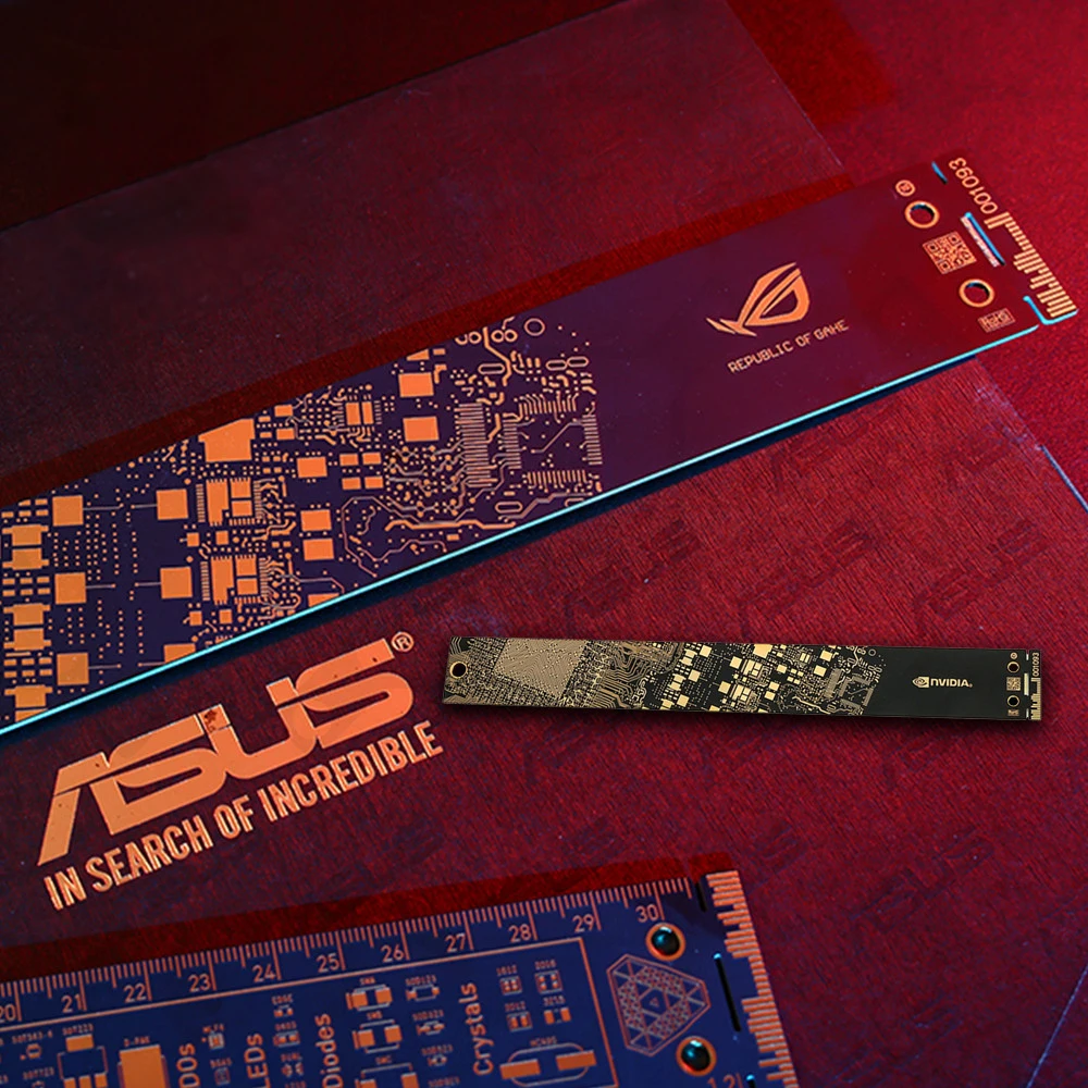 30 см позолоченная линейка NVIDIA/ROG Belief измерительный инструмент Республика