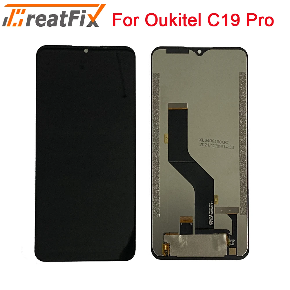 Полный экран 6,49 дюйма для Oukitel C19 Pro, ЖК-дисплей, сенсорный экран, дигитайзер, Протестировано, замена, ремонт, ЖК-дисплей OUKITEL C19 Pro
