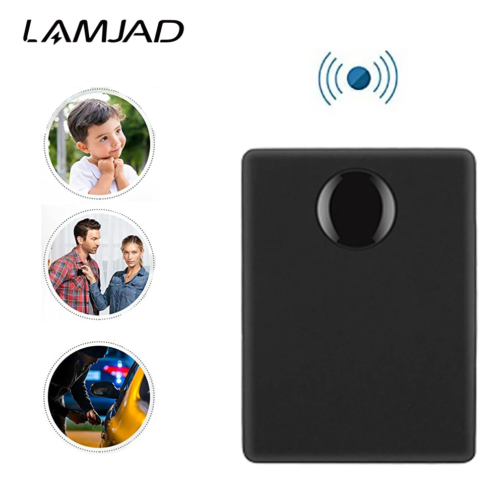 

LAMJAD N9 GPS Tracker Audio Voice Monitor Mini GSM Listening Surveillance Device Acoustic Alarm Activation Dial Built in Two Mic