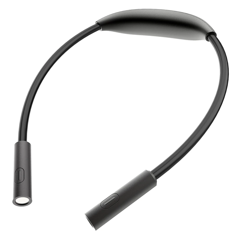 

Портативный подвесной светильник для чтения на шею, перезаряжаемый светильник для чтения, вязания, кемпинга, ремонта, бега