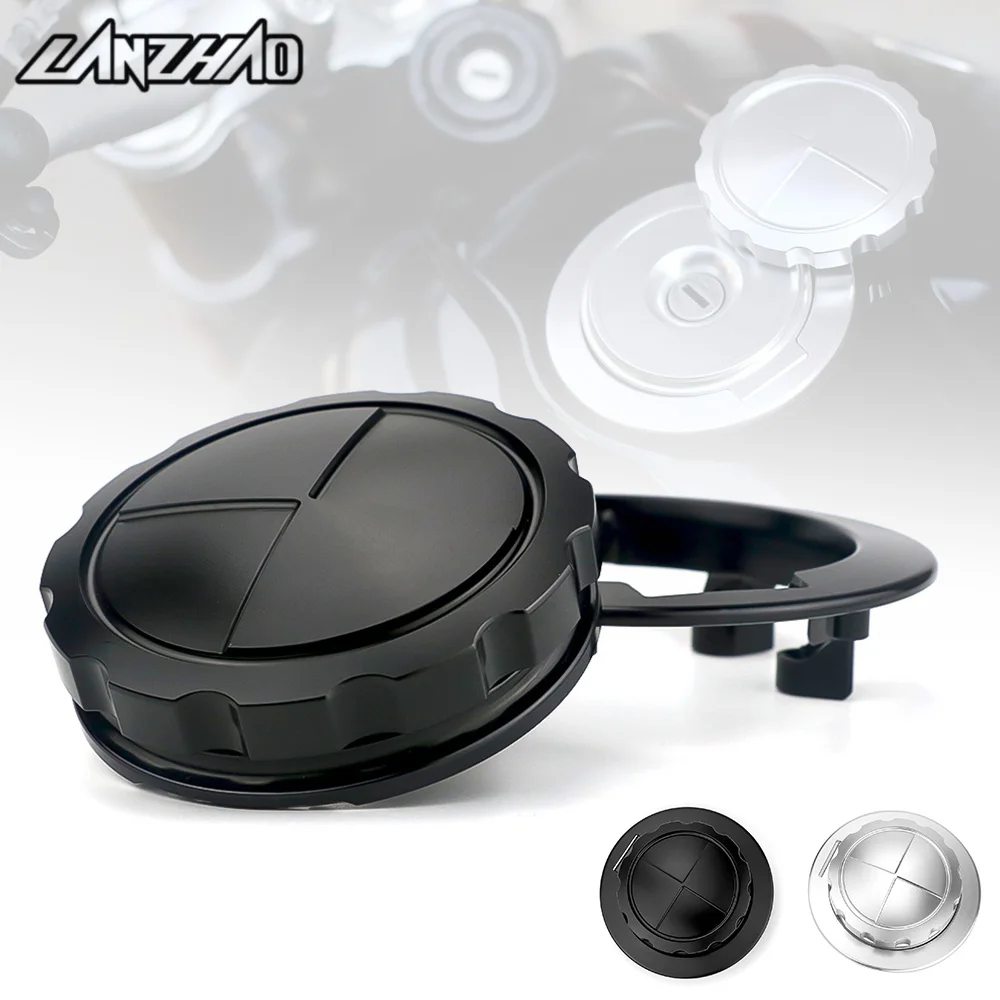 Motorcycle Fuel Tank Cover Oil Box Cap with Base CNC Aluminum Motorbike Accessories for BMW R NINE T NINET RNINET 2014-2022
