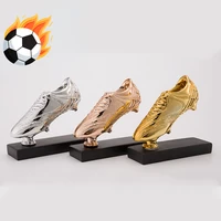 2022 qatar football world cup trophy golden boot electroplated resin craft statue league fans souvenirs decorative gifts