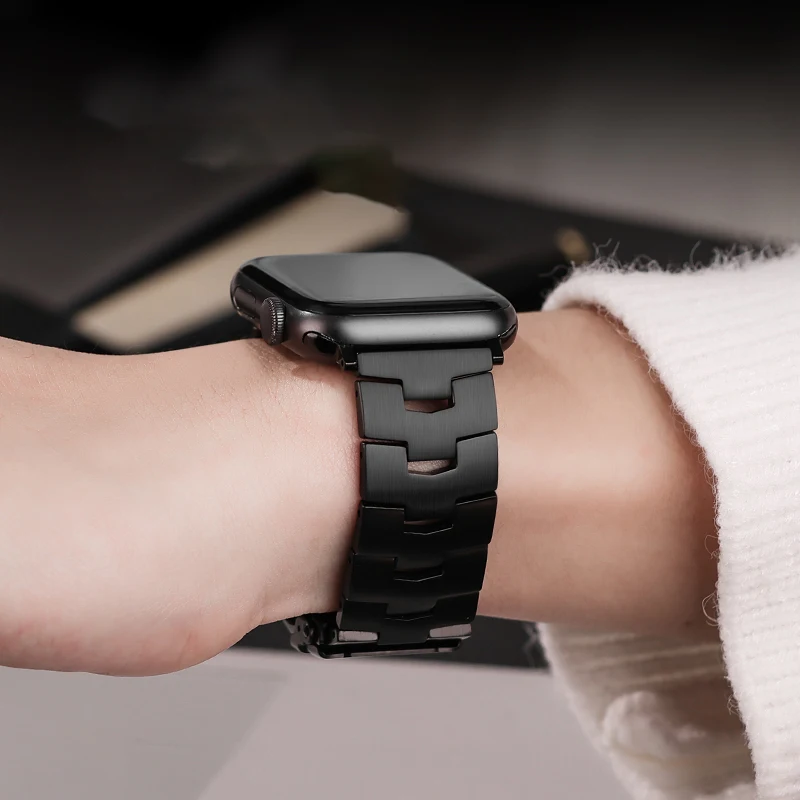 Titanium Strap For Apple Watch Ultra 49mm Titanium Wristband For iWatch 8 7 6 5 4 3 2 SE 60g Weightless Watchand with gift Box