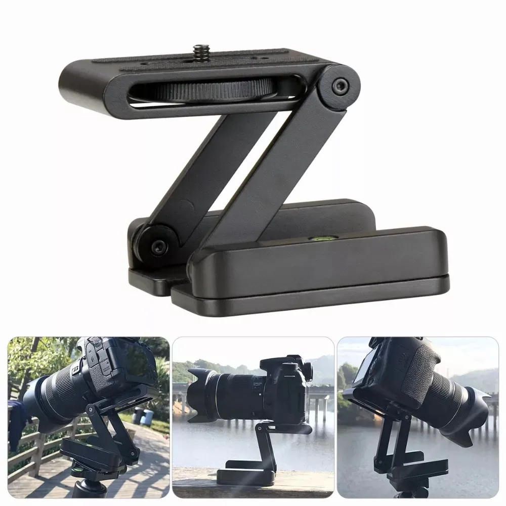 

Camera Flex Tripod Z Pan Tilt Ball Head Solution Aluminum Folding Tripod Bracket Universal For Nikon For iPhone