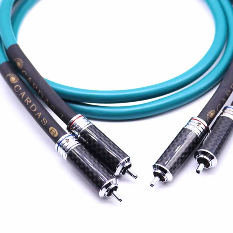 Hi-Fi разъем RCA из углеродного волокна CARDAS Cross соединительный аудиокабель усилитель