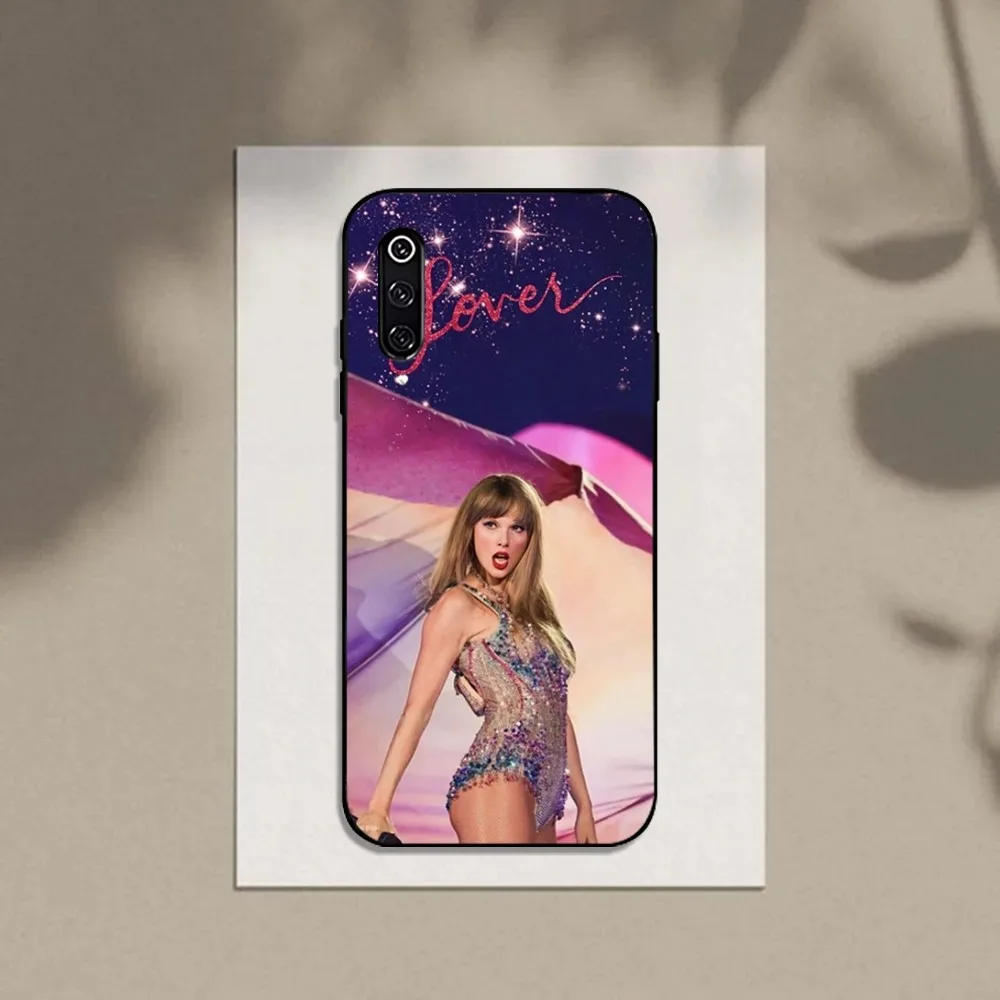 T-Taylor Singer S-Swift Phone Case For Xiaomi 11 Redmi Note 5G 8T 9A 9 10T Note8Pro Note9 12SUltra Black