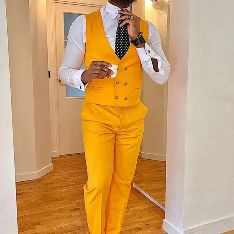 Формальные мужские костюмы приталенный крой для свадьбы 3-х предметный смокинг