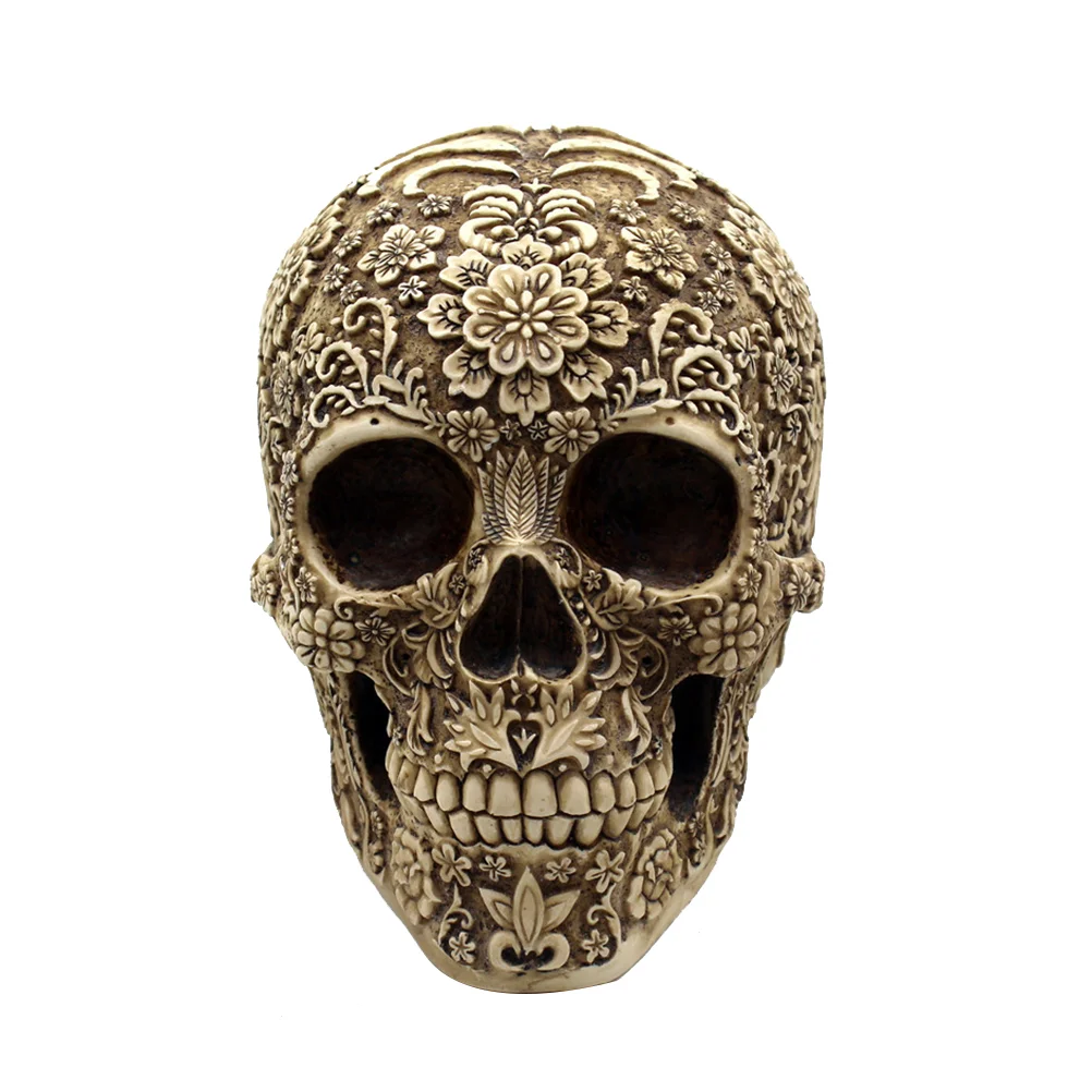 Декоративные украшения на Хэллоуин черепа из смолы deathmold свисток чаша головки
