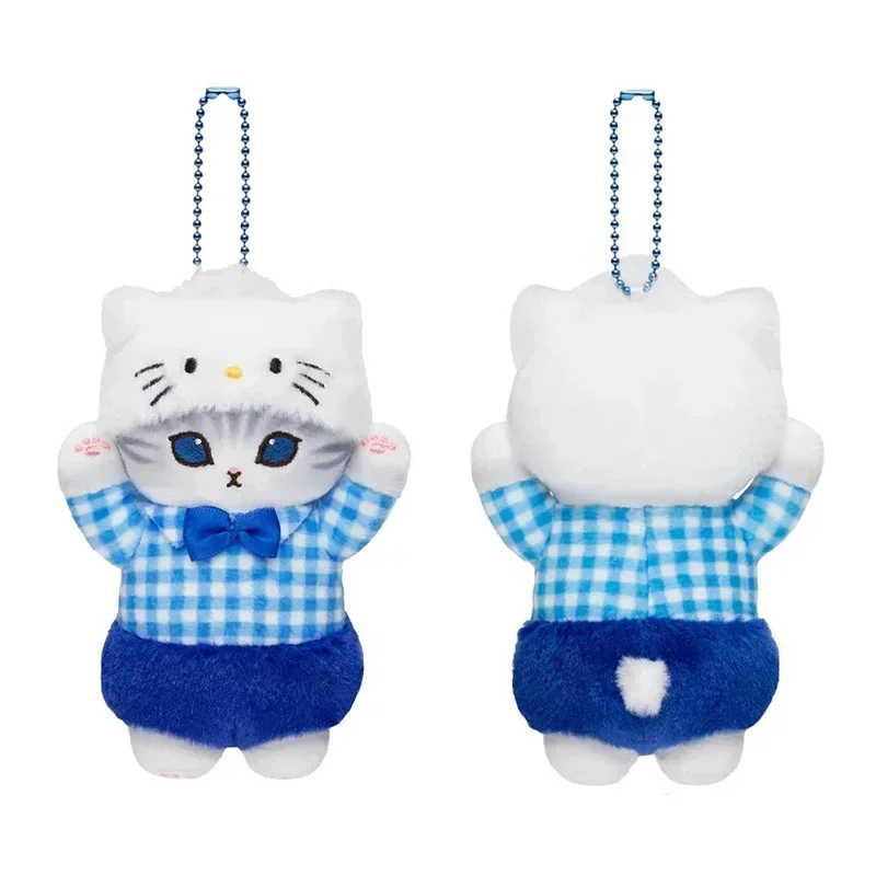 Новый Kawaii Mofusand Cross-Dressing Sanrio Hello Kitty Kuromi плюшевый брелок-подвеска 10-12 см аниме