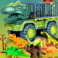children large dinosaur car tyrannosaurus truck transport car toys carrier truck vehicle toys dinosaur for kid birthday gift boy