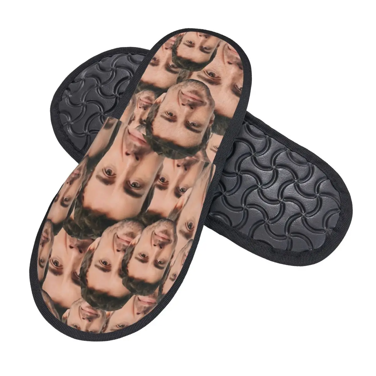 Женские домашние тапочки с принтом на заказ удобные теплые спортивные