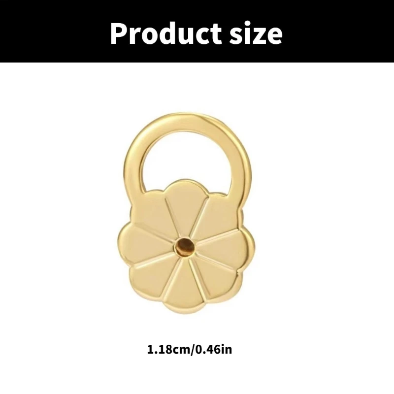 10 шт. регулируемые гипоаллергенные фиксаторы для мочек ушей металлические