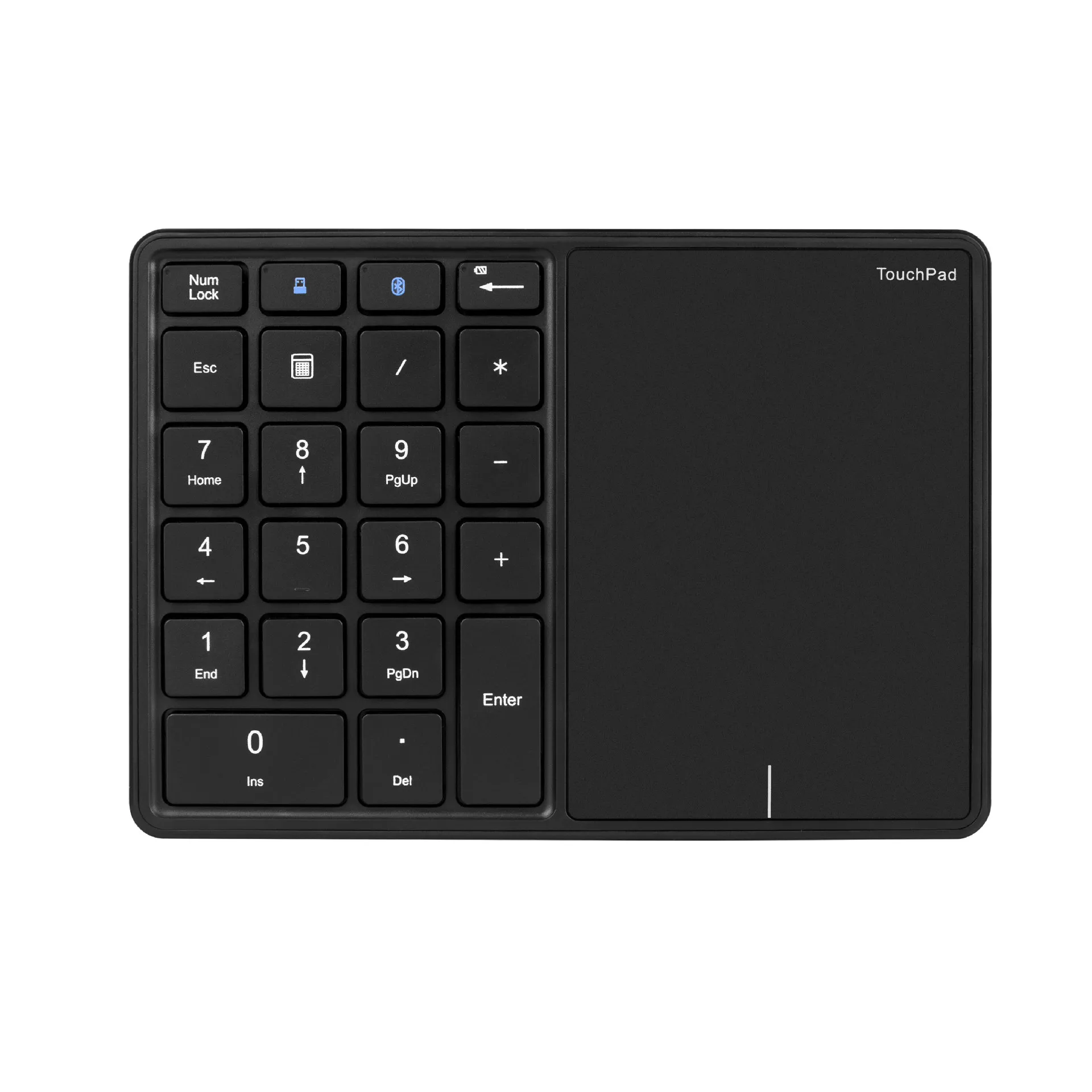 

Wireless Office Numeric Keypad 2.4G Bluetooth Dual Mode Touch Keypad for iPad Tablet Laptop External Universal Numeric Keypad