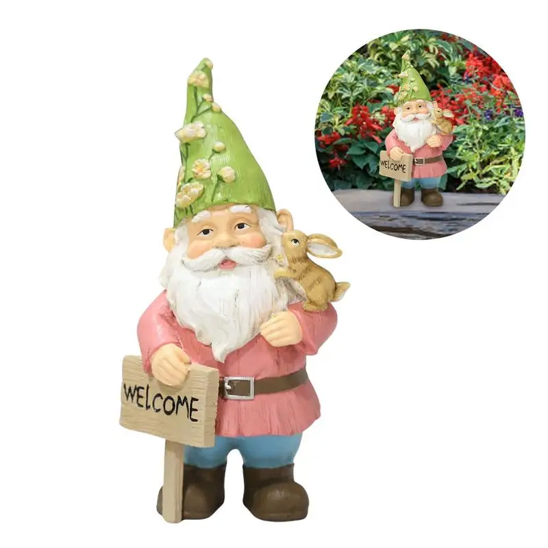

Gnome Statues For Garden Holiday Gnome Resin Crafts Handmade Santa Claus Dwarf Scandinavian Dwarf For Home Party Christmas