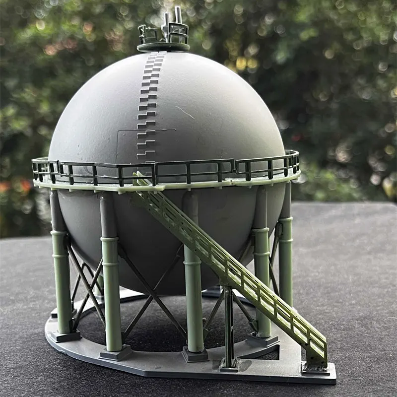 Модель здания в масштабе 1/144 Н Заводская модель резервуара для хранения газа