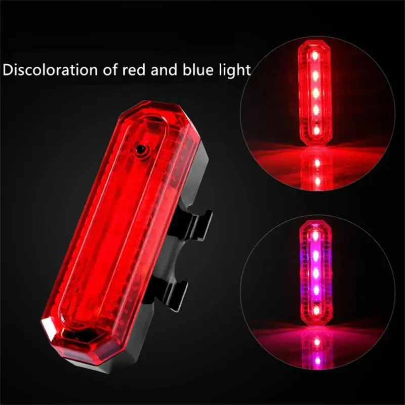 

Bicycle Light Bike Tail Light Safety Warning Lamp Red White Bicycle Tail Light Waterproof Cycling Taillight Bicycle Accessories