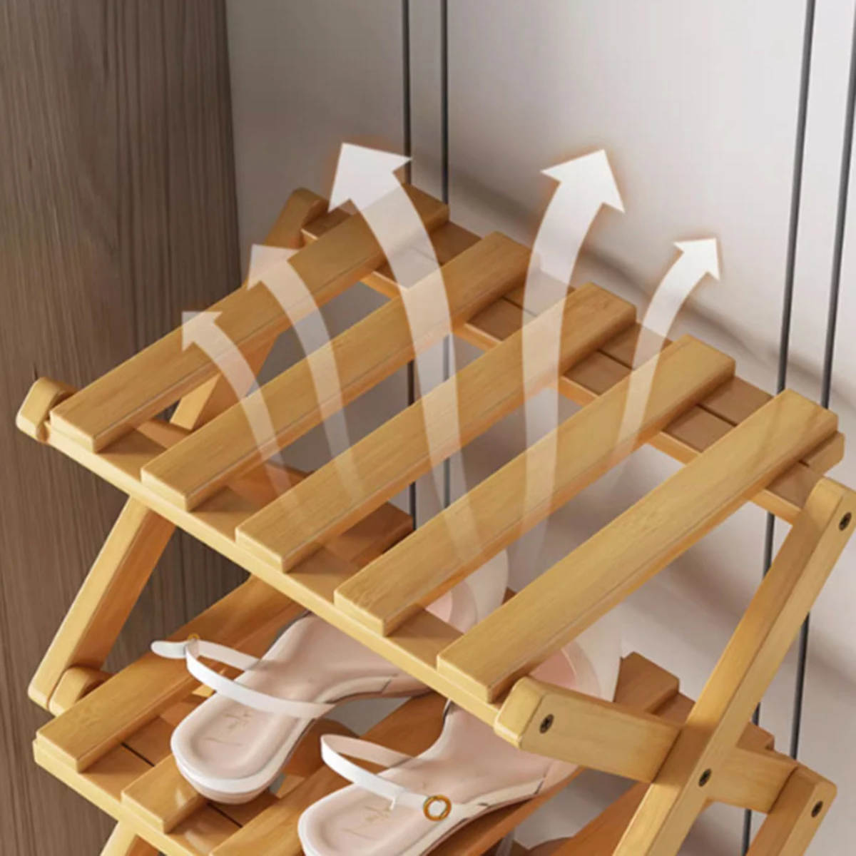 Faltbare Schuhablage schmalaliya Haushaltstür mehrschichtige Vermietung Zimmer Wohnheim Campoe Schuhschrank Lagerung Regal