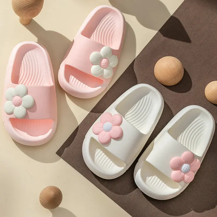 

Beach Bathroom Baby Flops Non-slip Sandals New Children Girls Slippers Shoes Summer Boys Garden Comfortable Flip For Indoor