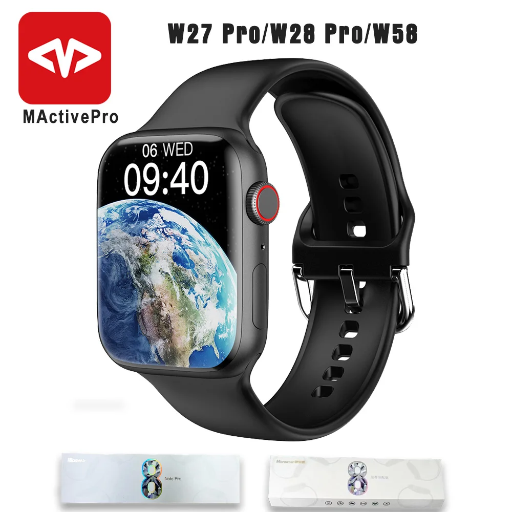 

Smart Watch Series 8 7 W58 W97 W27 W28 Pro Smartwatch Women Men NFC Waterproof BT Call Heartrate Monitor IWO For Apple Android